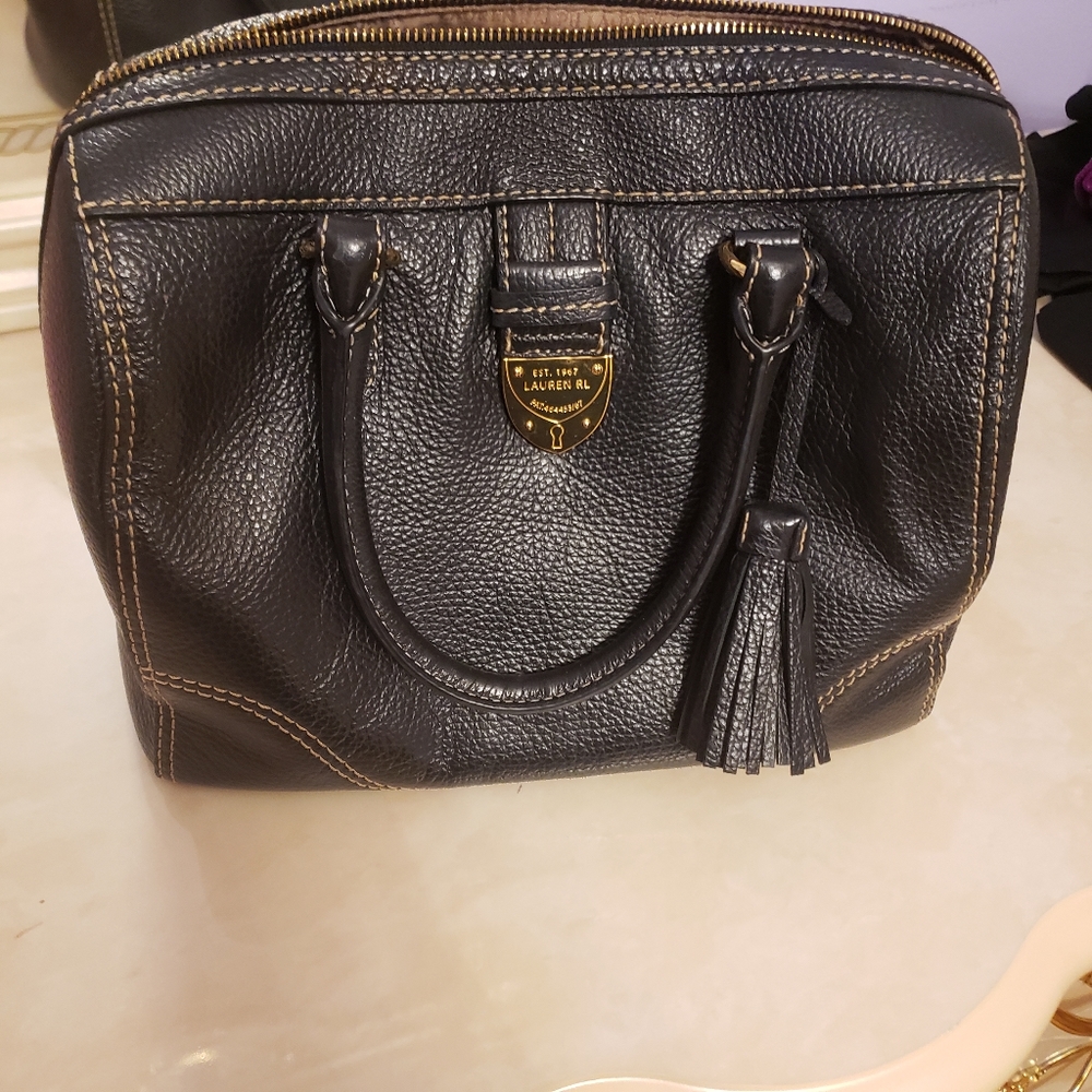 Raulph Lauren Bevington Barrel Satchel